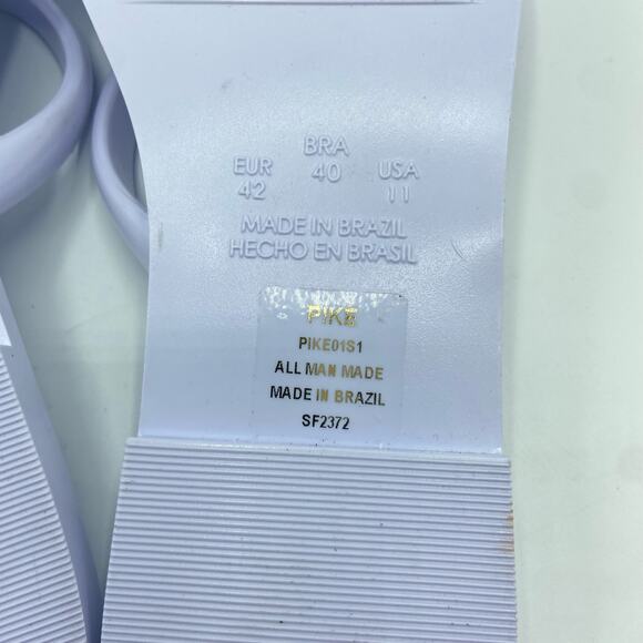 Steve Madden Pike Sandals Size 11 Pastel Purple Lavender Jelly Slide Y2K Kidcore - Picture 4 of 8